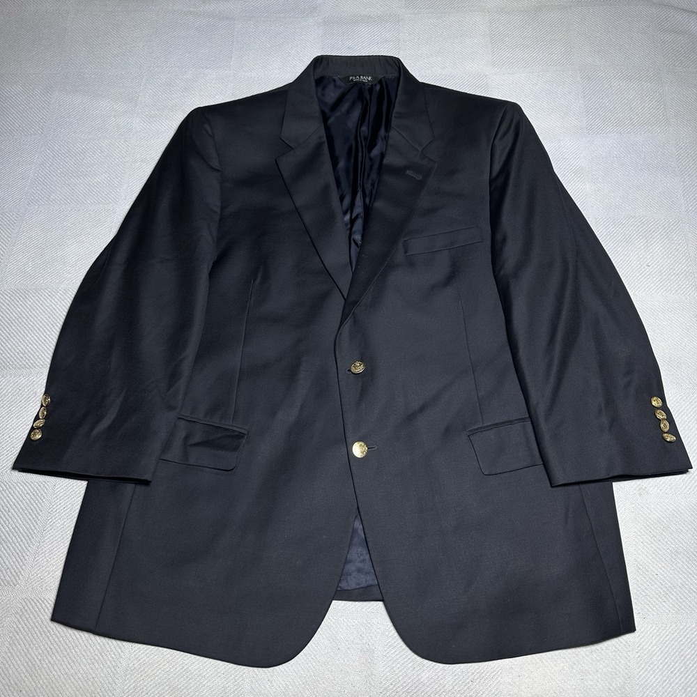 Jos A Bank Blazer Mens 44S Gold Button Wool Signature Collection‎ Coat Jacket